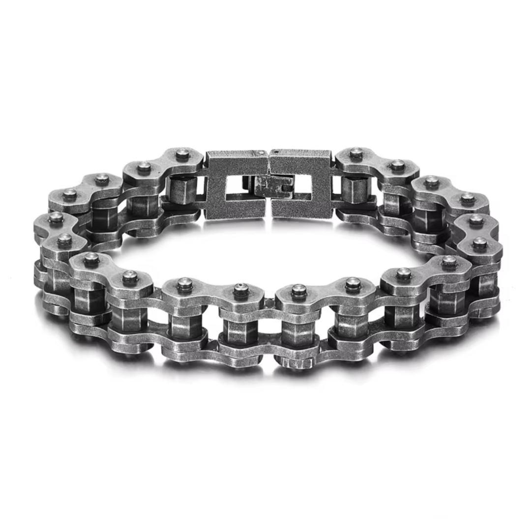 Pulsera Estilo Moto de Acero Inoxidable